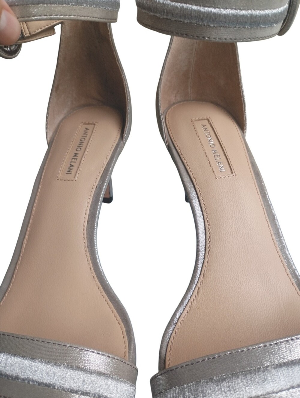 Antonio Melanie Greysmoke Heels Size 9M NWT - Picture 6 of 10
